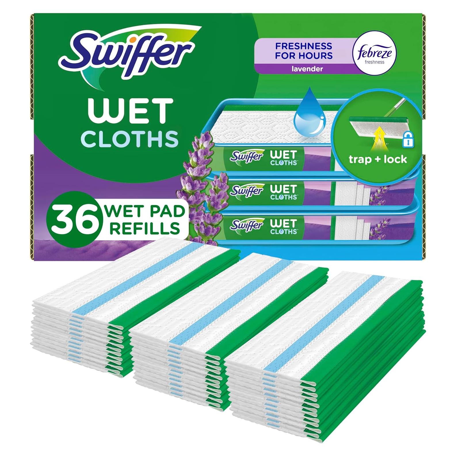 Recargas paños húmedos Swiffer Sweeper 36 unidades aroma lavanda