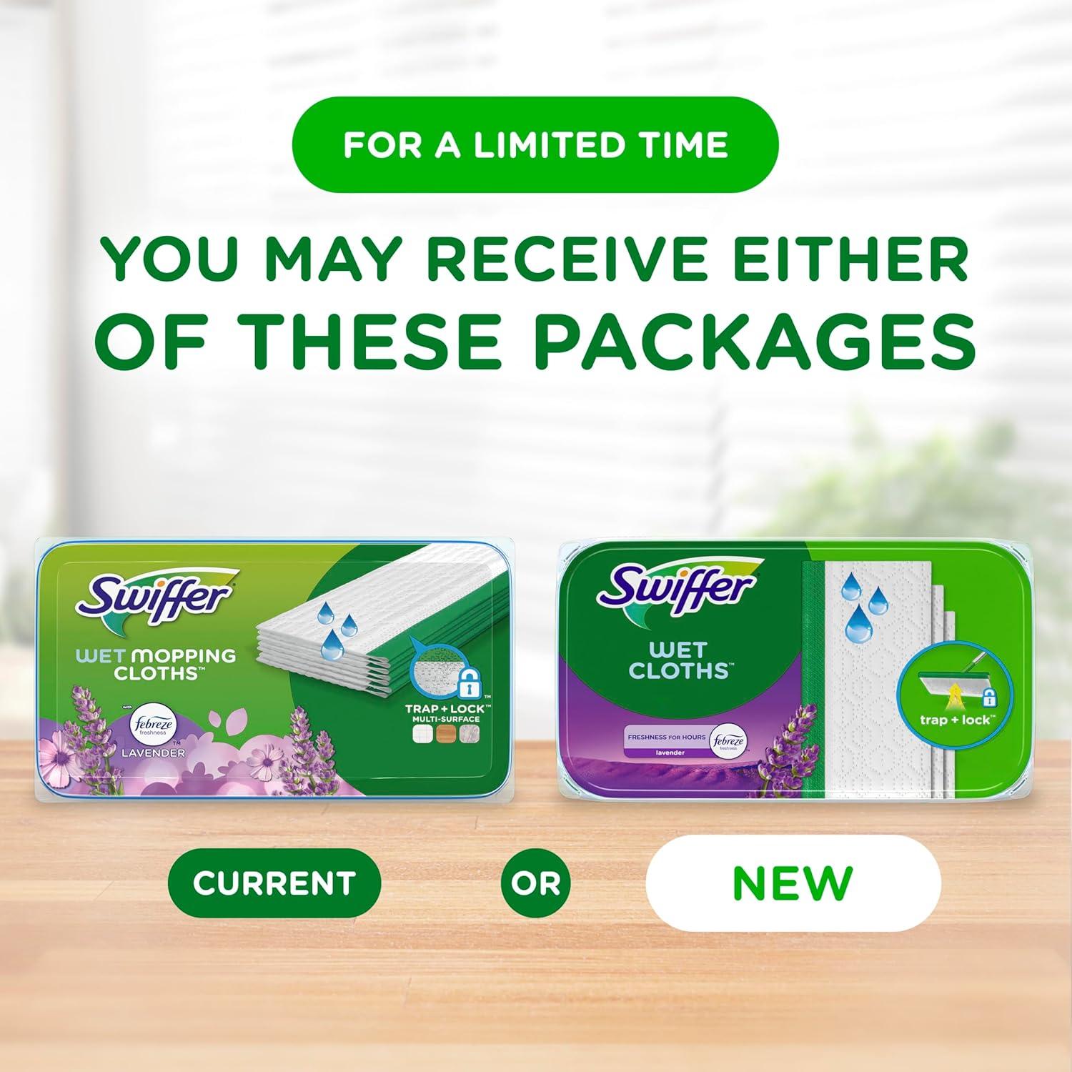 Recargas paños húmedos Swiffer Sweeper 36 unidades aroma lavanda