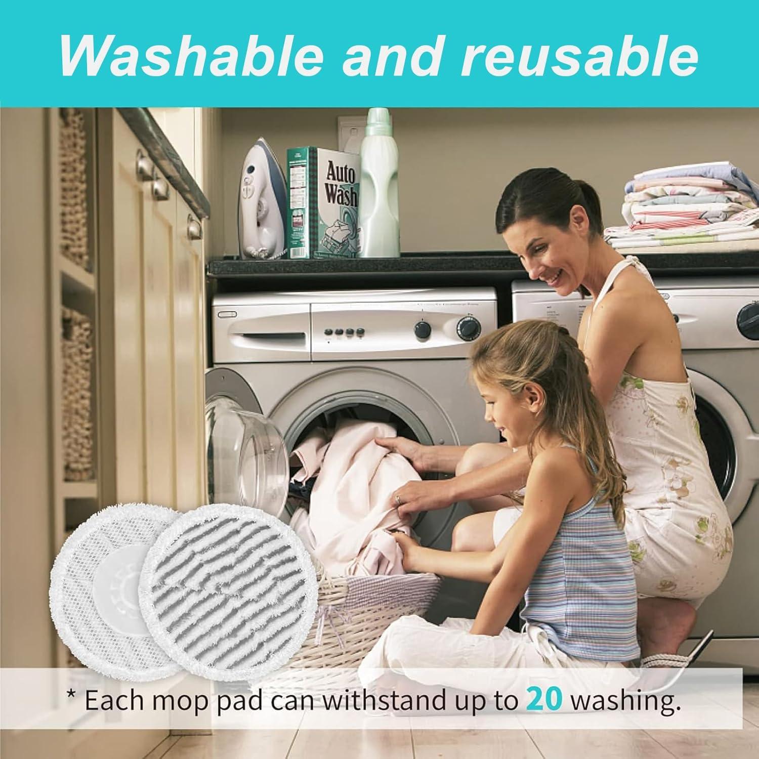 Almohadillas de Reemplazo AIR U+ para Mopas de Vapor Shark - 8 Unidades