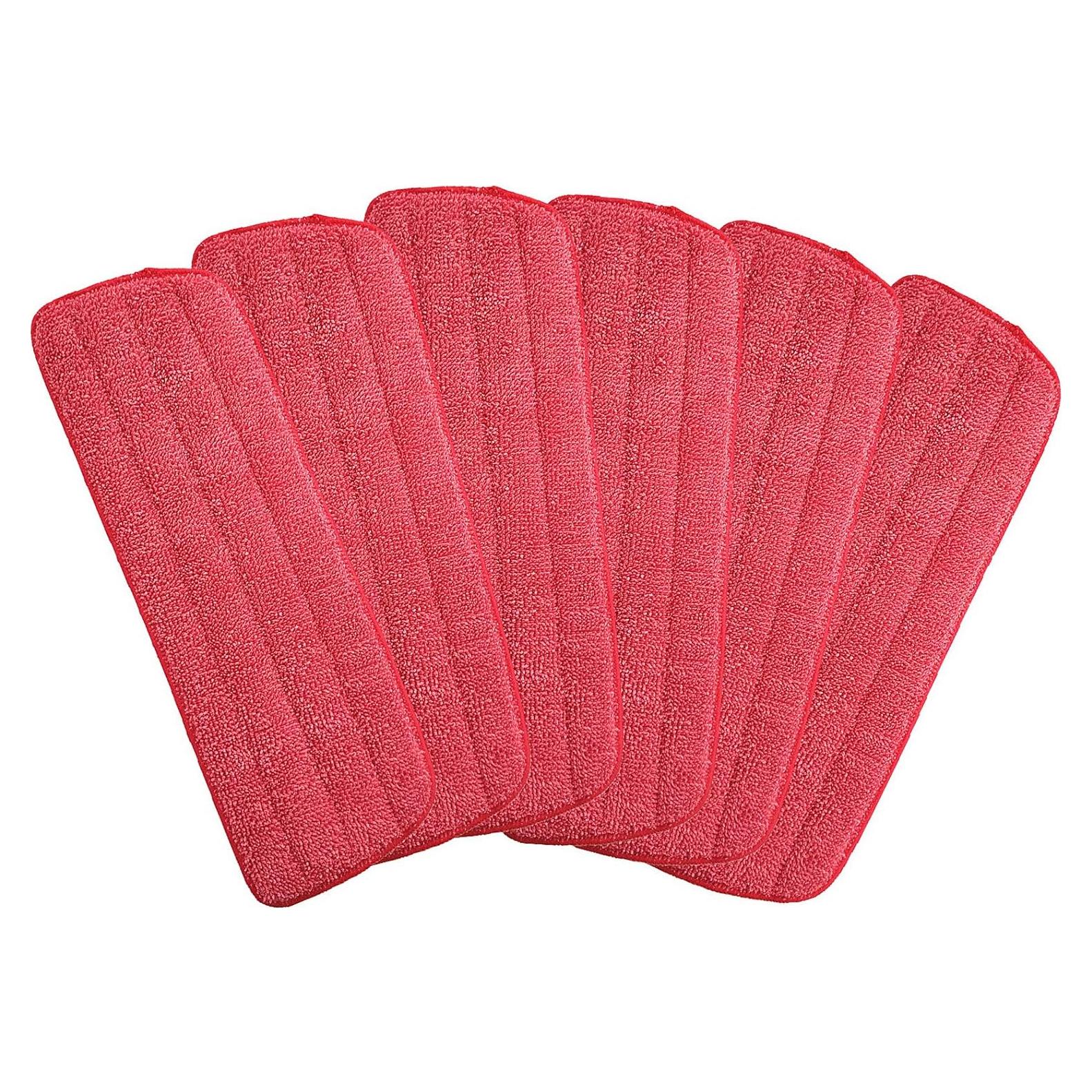 Paquete de 6 Paños de Microfibra para Mopa Xindejia 42x14cm