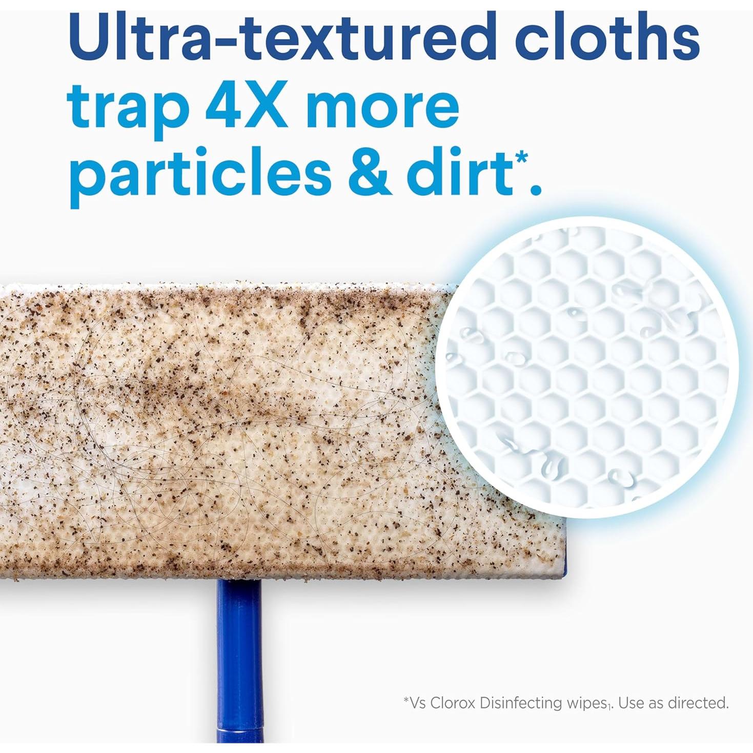 Paquete de Paños de Mopa Húmedos Desinfectantes Clorox - 48 Recargas