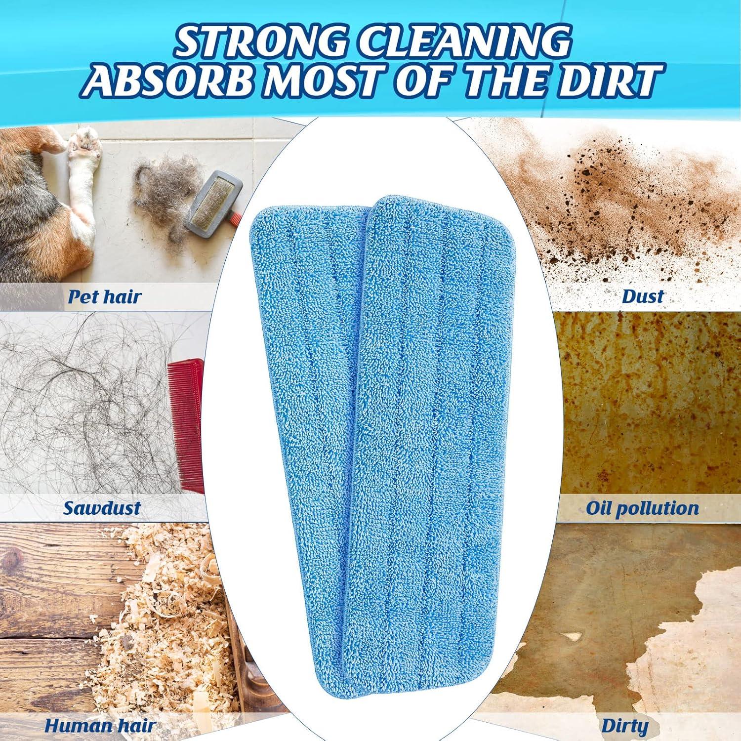 Paquete de 40 almohadillas de microfibra Gandeer 42x13.3 cm