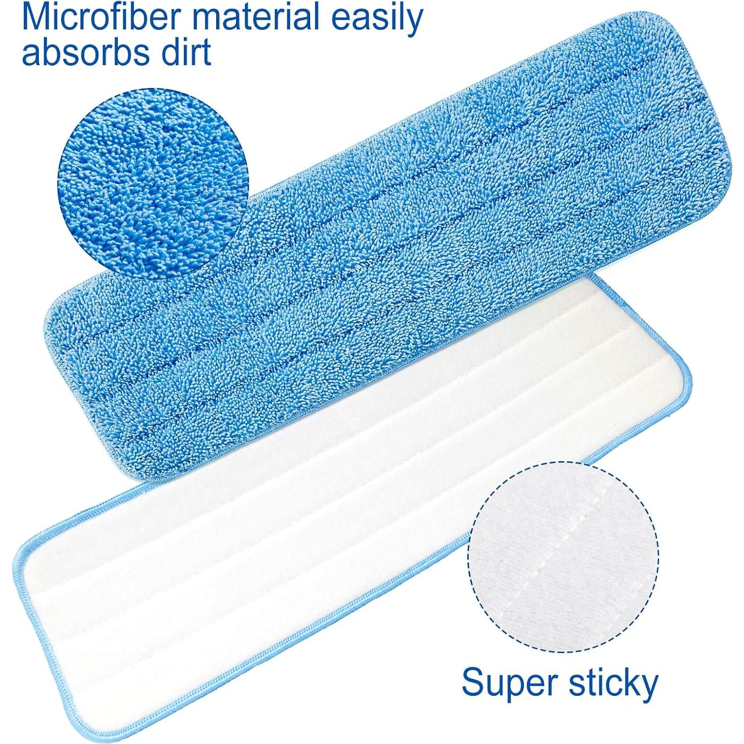 Paquete de 40 almohadillas de microfibra Gandeer 42x13.3 cm