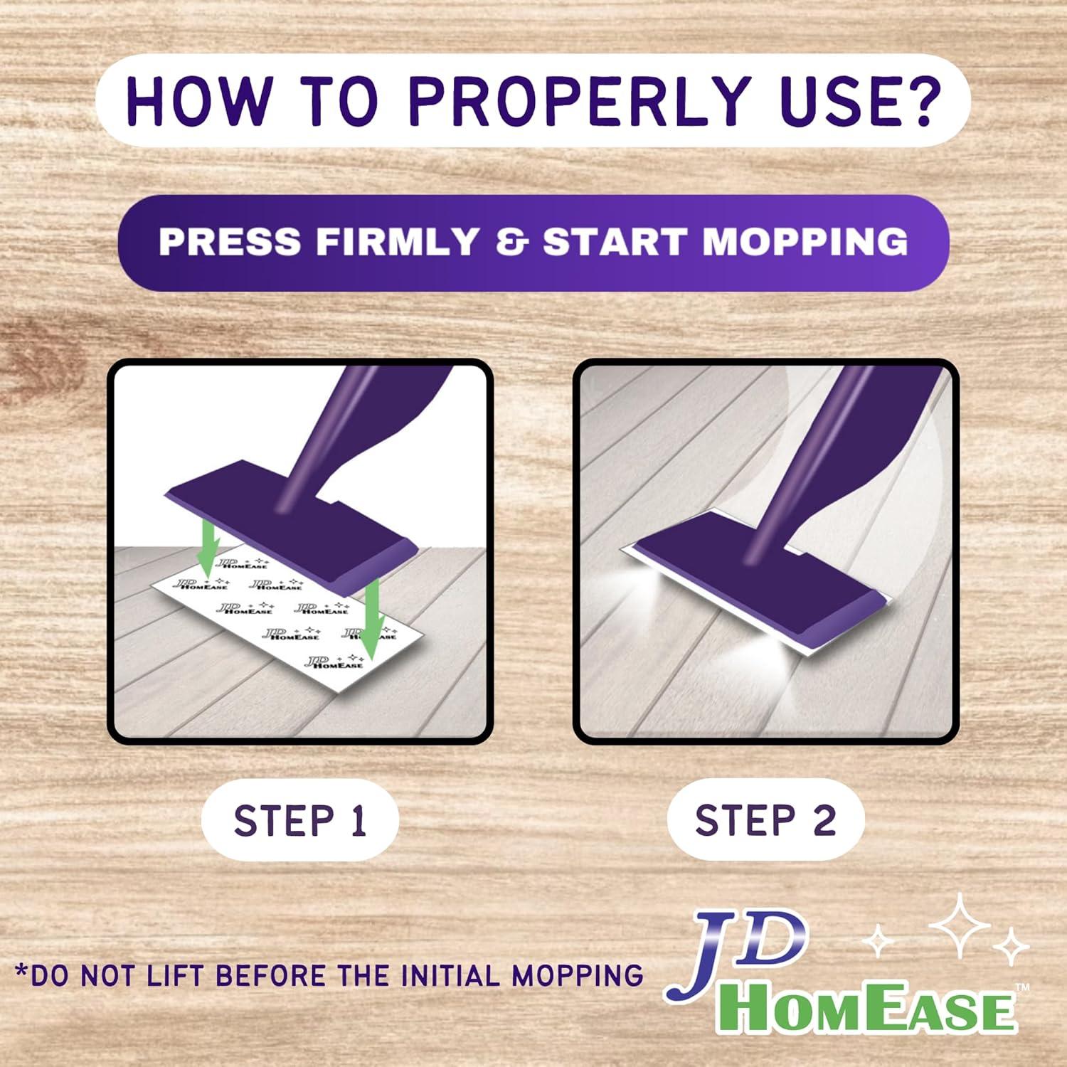 48 Almohadillas de Microfibra Premium para Swiffer WetJet - Absorbentes y Duraderas