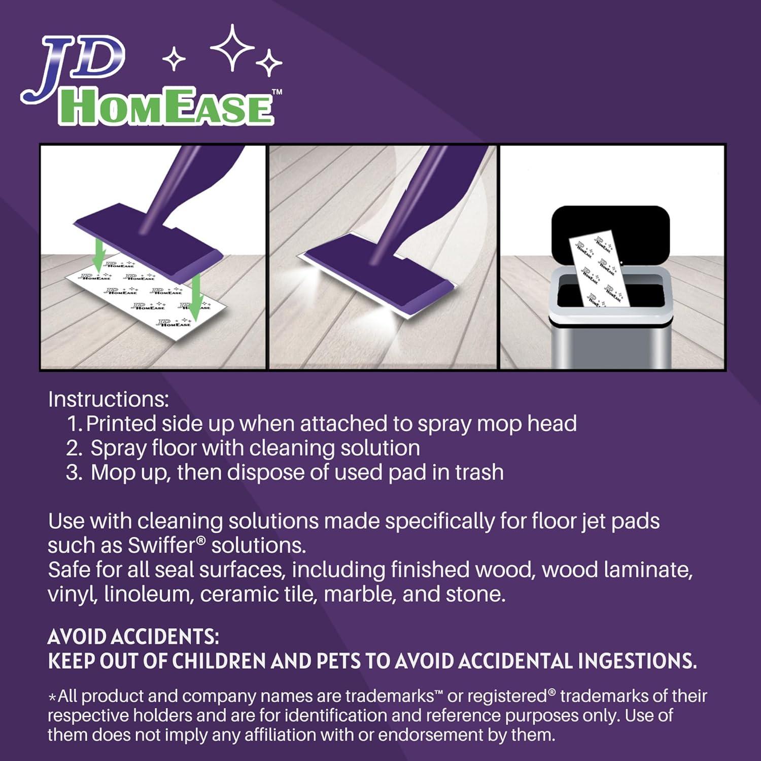 48 Almohadillas de Microfibra Premium para Swiffer WetJet - Absorbentes y Duraderas