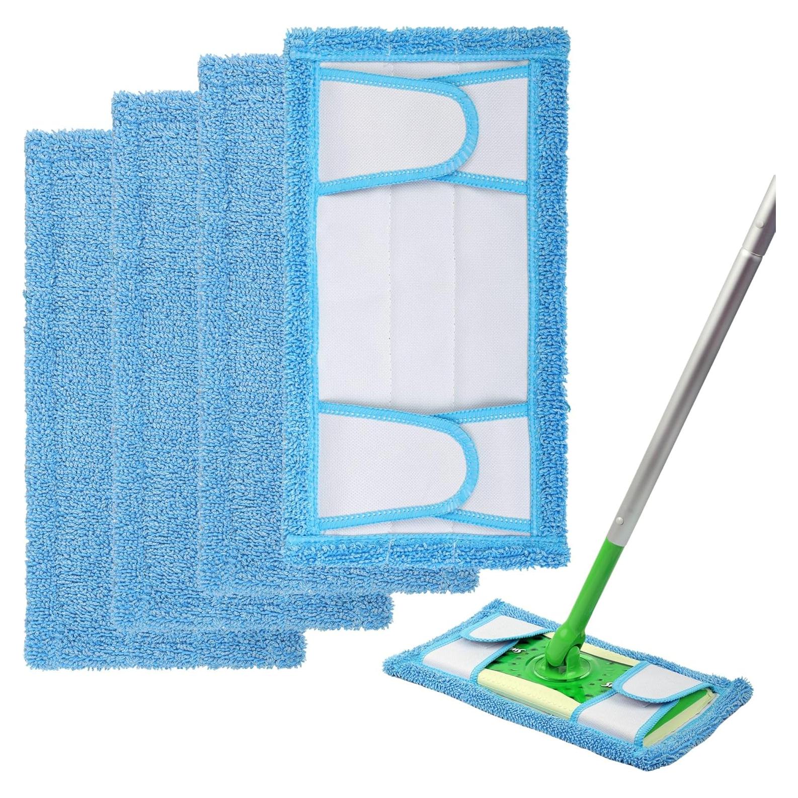 Paños de Mopa Reutilizables Flammi 31.75 cm 4 Paquetes