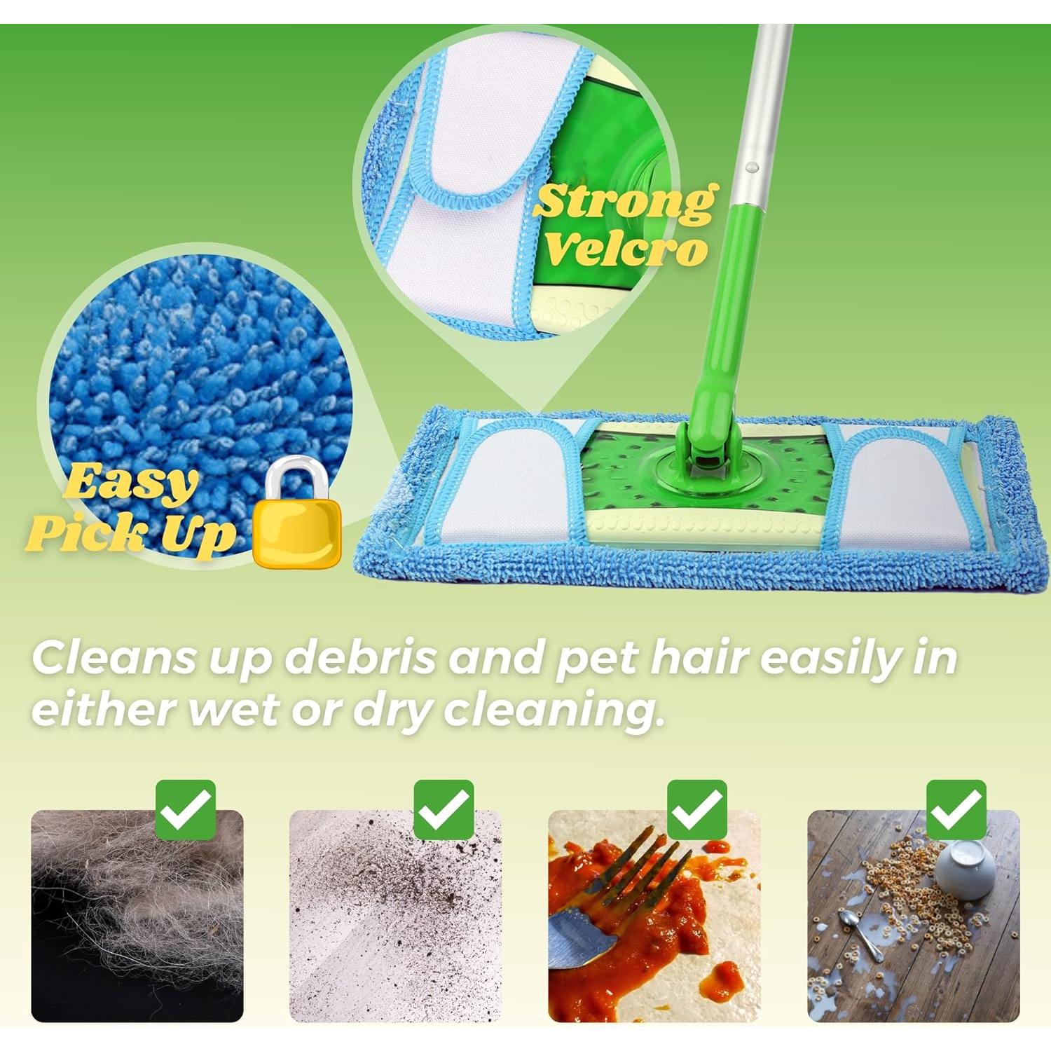 Paños de Mopa Reutilizables Flammi 31.75 cm 4 Paquetes