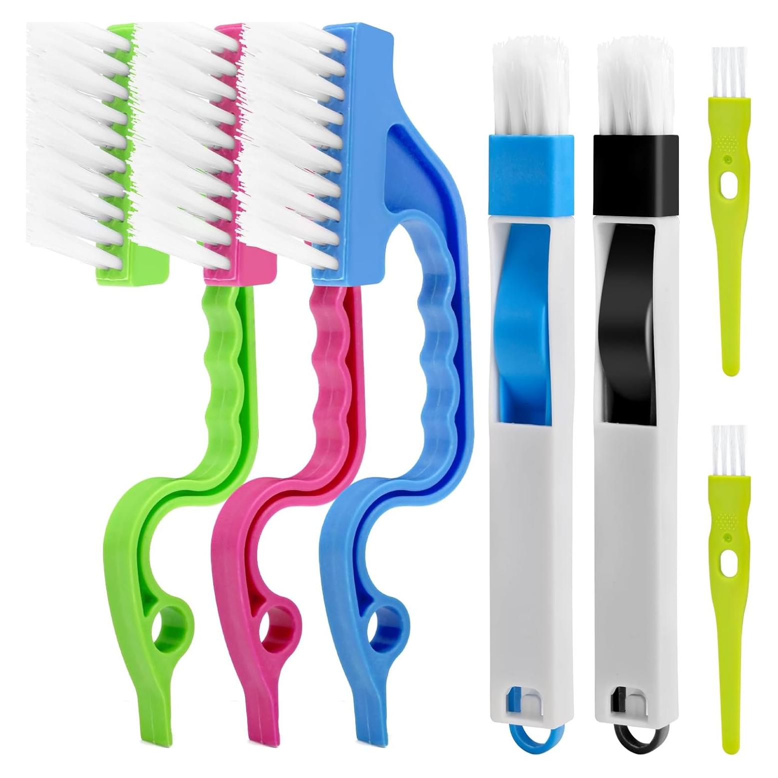 Juego de 7 Cepillos de Limpieza Eduftis para Ranuras