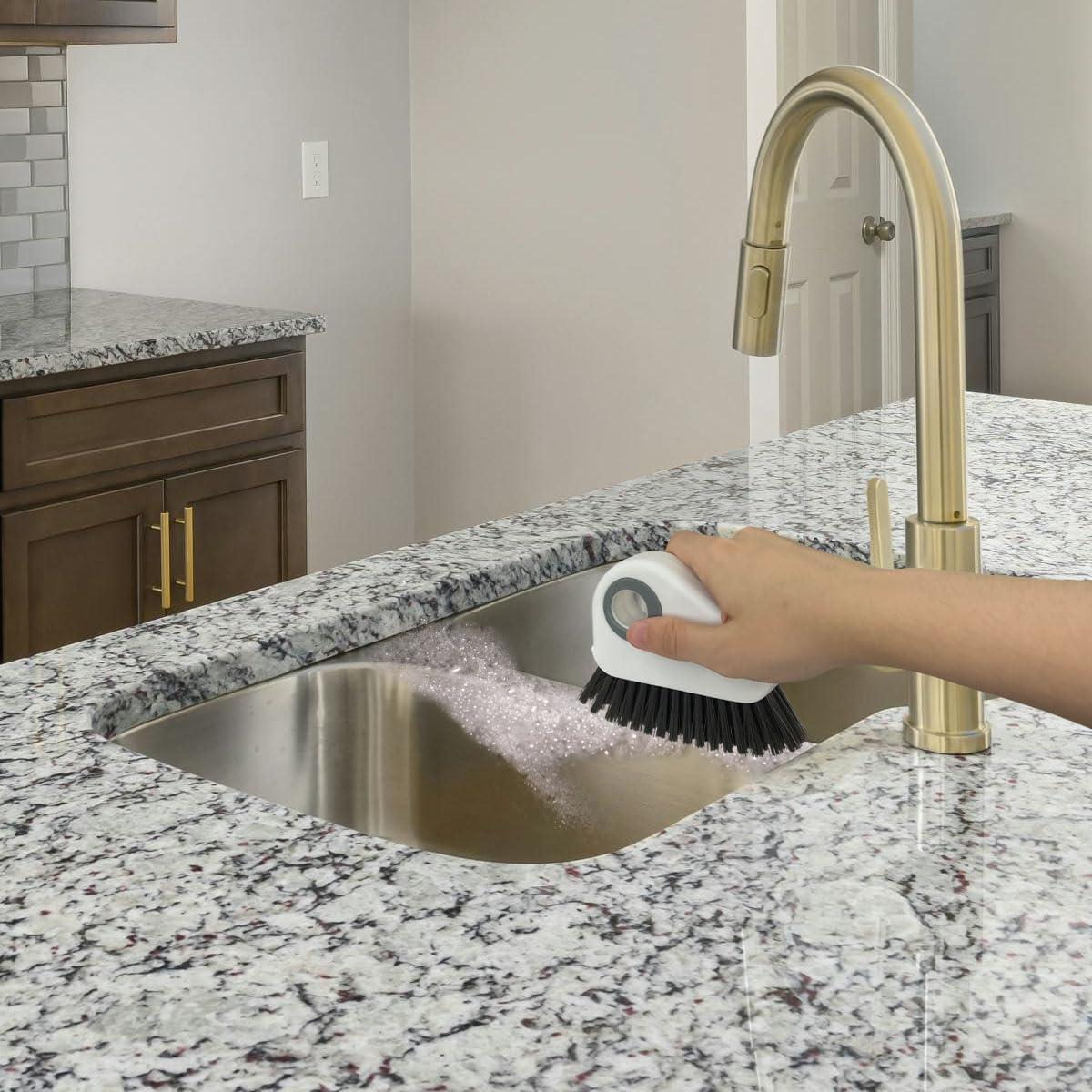 Cepillo de Limpieza 2 en 1 KVZVK para Ranuras y Grietas