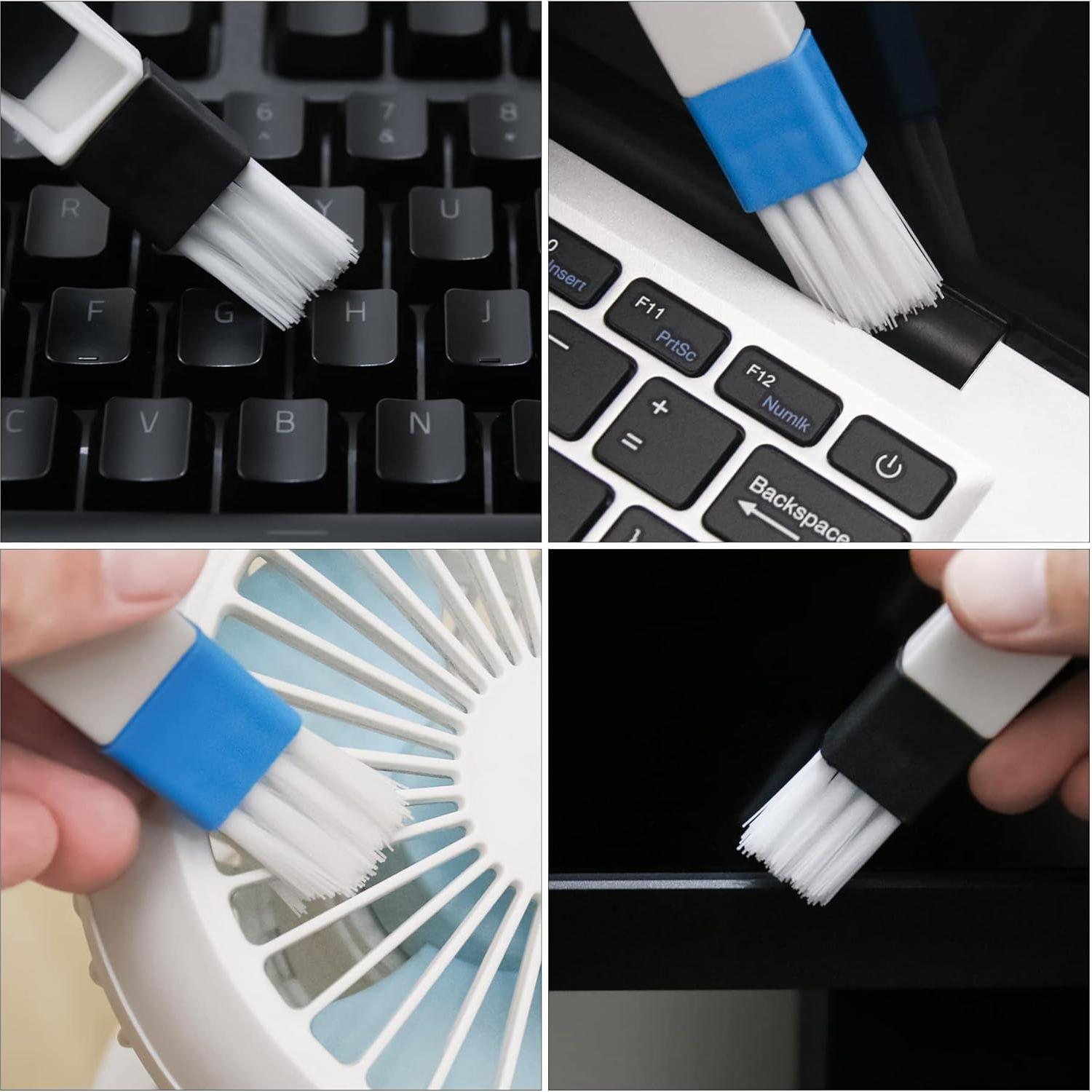 Cepillo de limpieza de ranuras Aivwis - 3 piezas, nylon