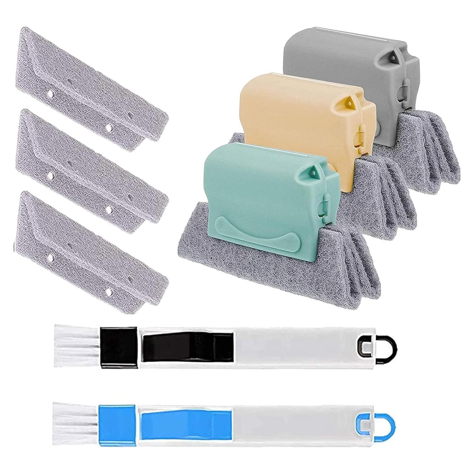 Juego de Herramientas de Limpieza Aevrry - 3 Cepillos + 3 Paños