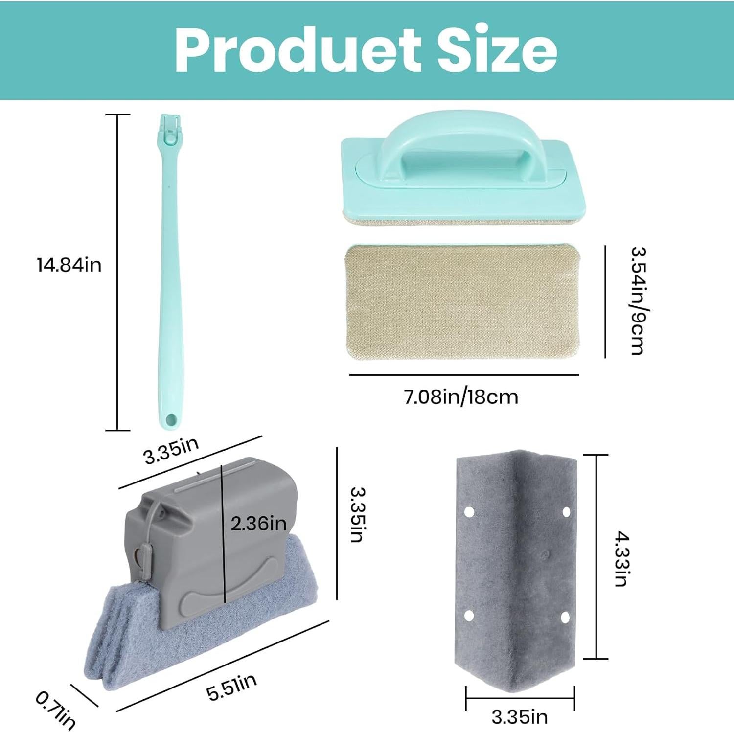 Kit Limpiador de Pantallas Ywmoml - 11 Piezas, Mango 37.6 cm