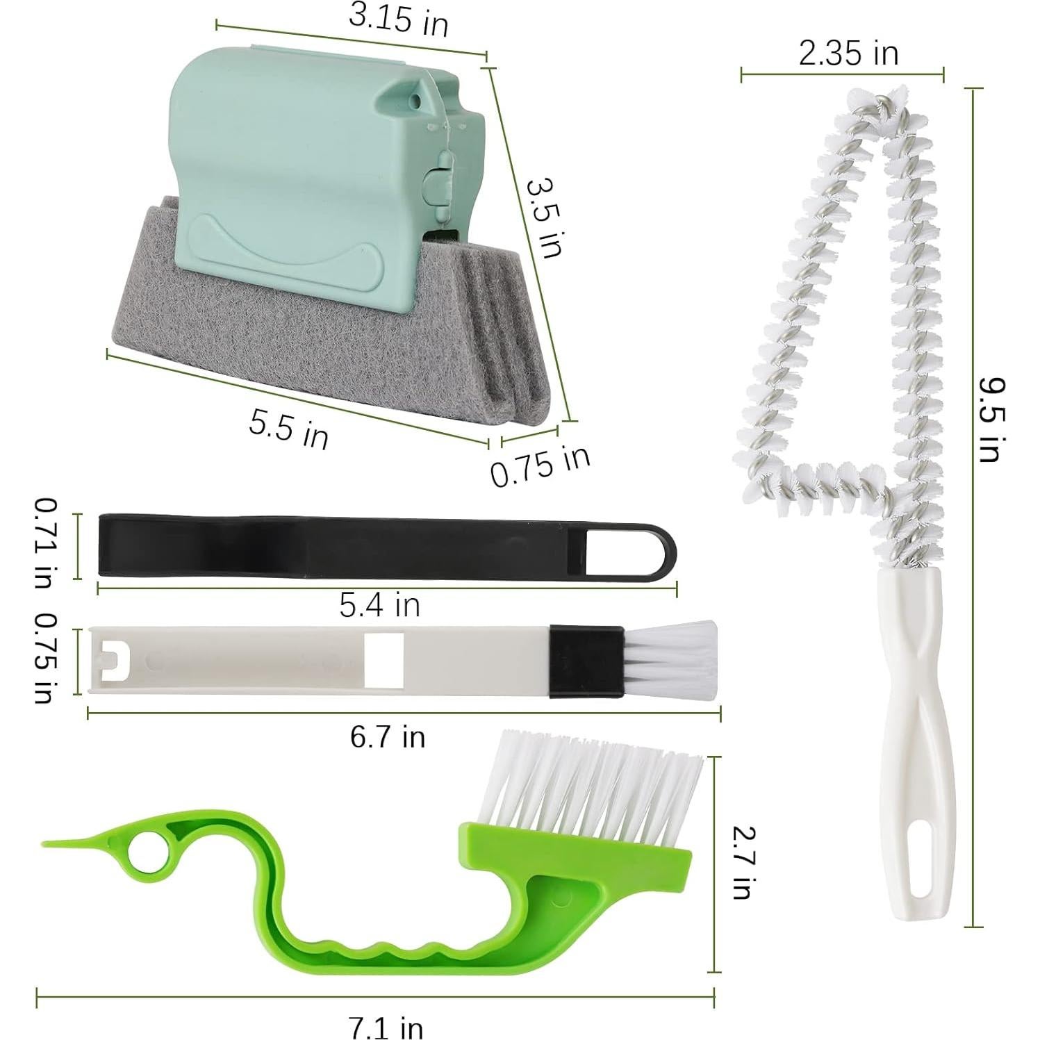 Kit de limpieza de ranuras Trycooling - 4 cepillos multifuncionales