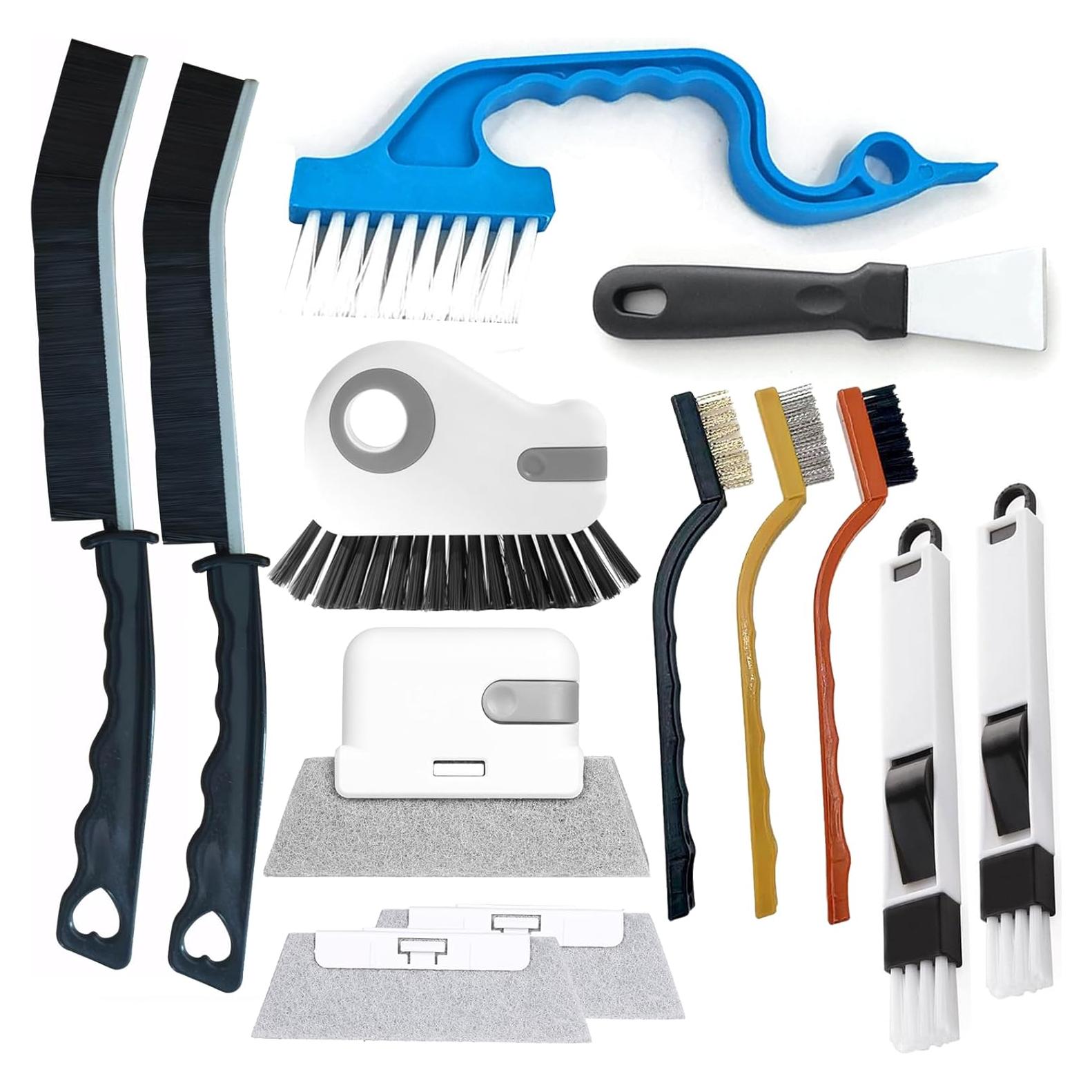 Juego de Cepillos de Limpieza Fojaglad 13 Piezas para Hogar