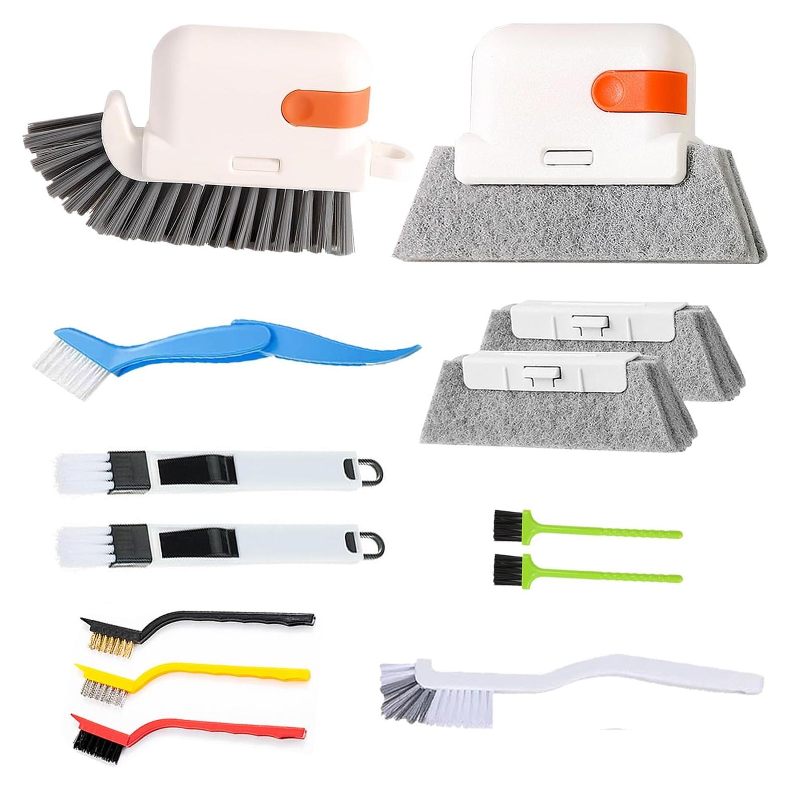 Kit de Cepillos de Limpieza SCCUP 13 Piezas para Ranuras