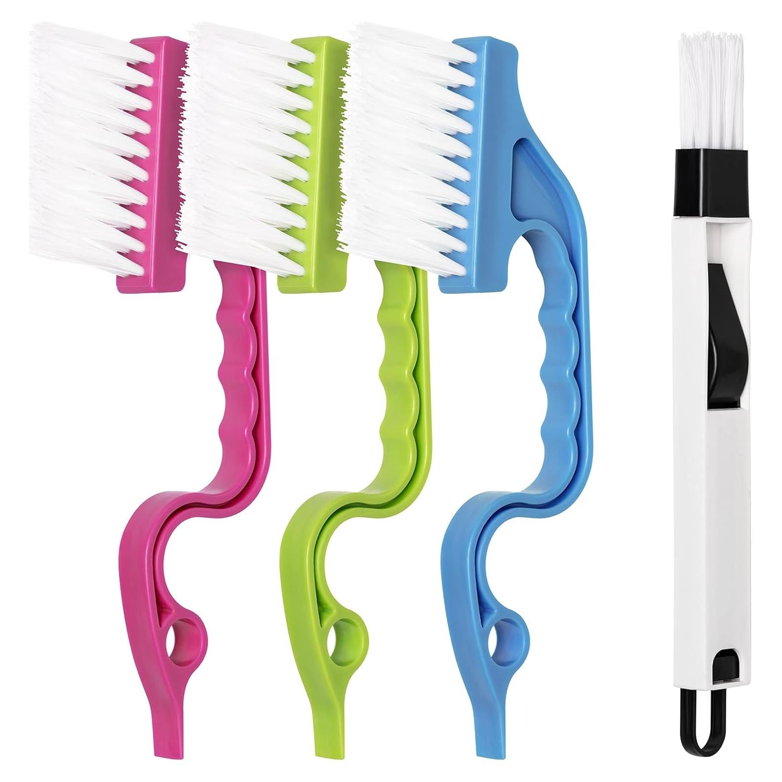 Cepillos de Limpieza de Ranuras LEOBRO - Paquete de 4