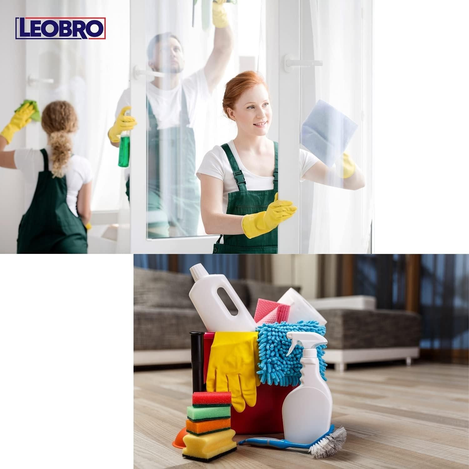 Cepillos de Limpieza de Ranuras LEOBRO - Paquete de 4