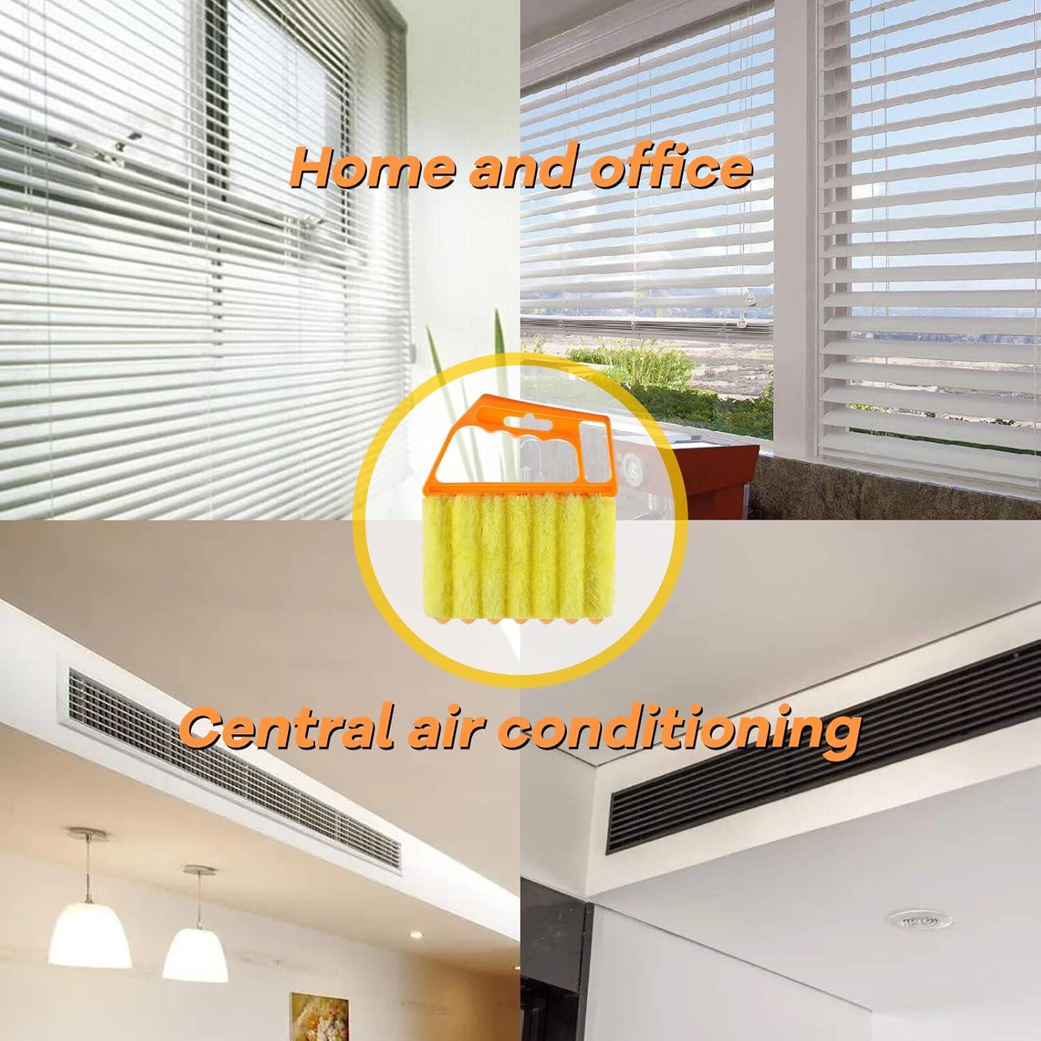 Cepillo de Limpieza de Persianas AOCEAN 2 Pcs 7 Dedos