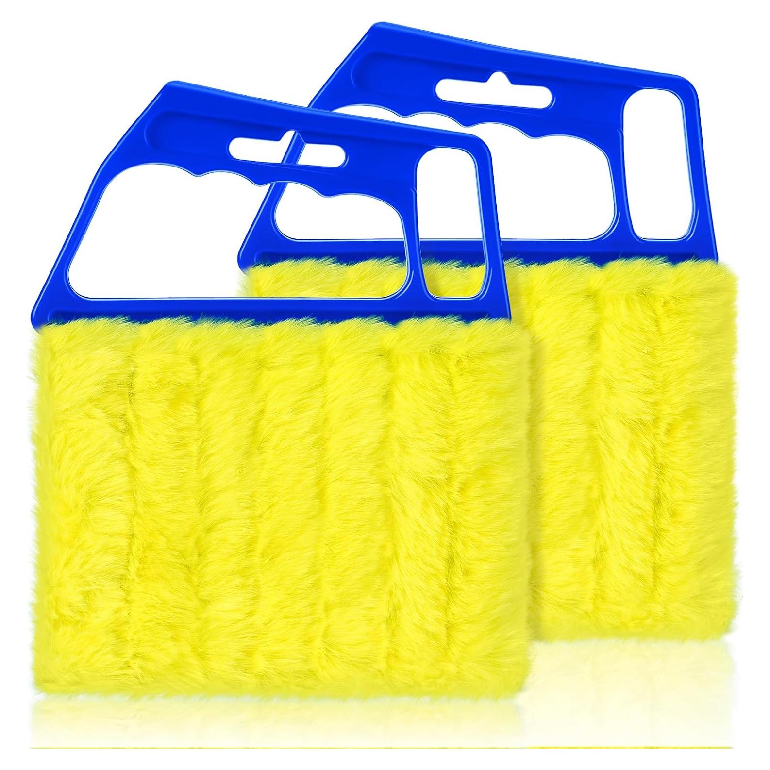 Limpiador de Persianas EVEPRUS 2PCS Microfibra Lavable 7 Dedos