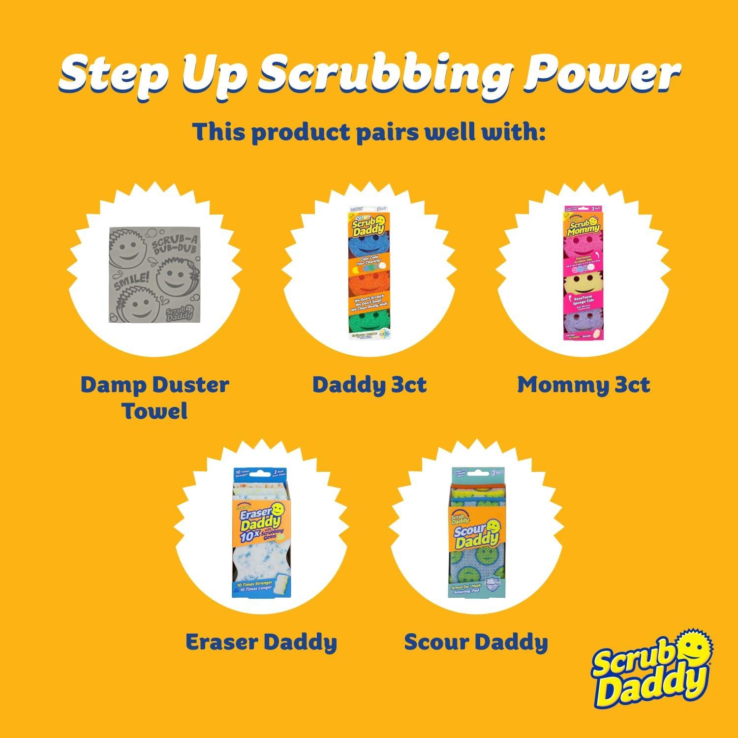 Esponja de Limpieza Scrub Daddy Damp Duster - 1 Unidad - Reutilizable