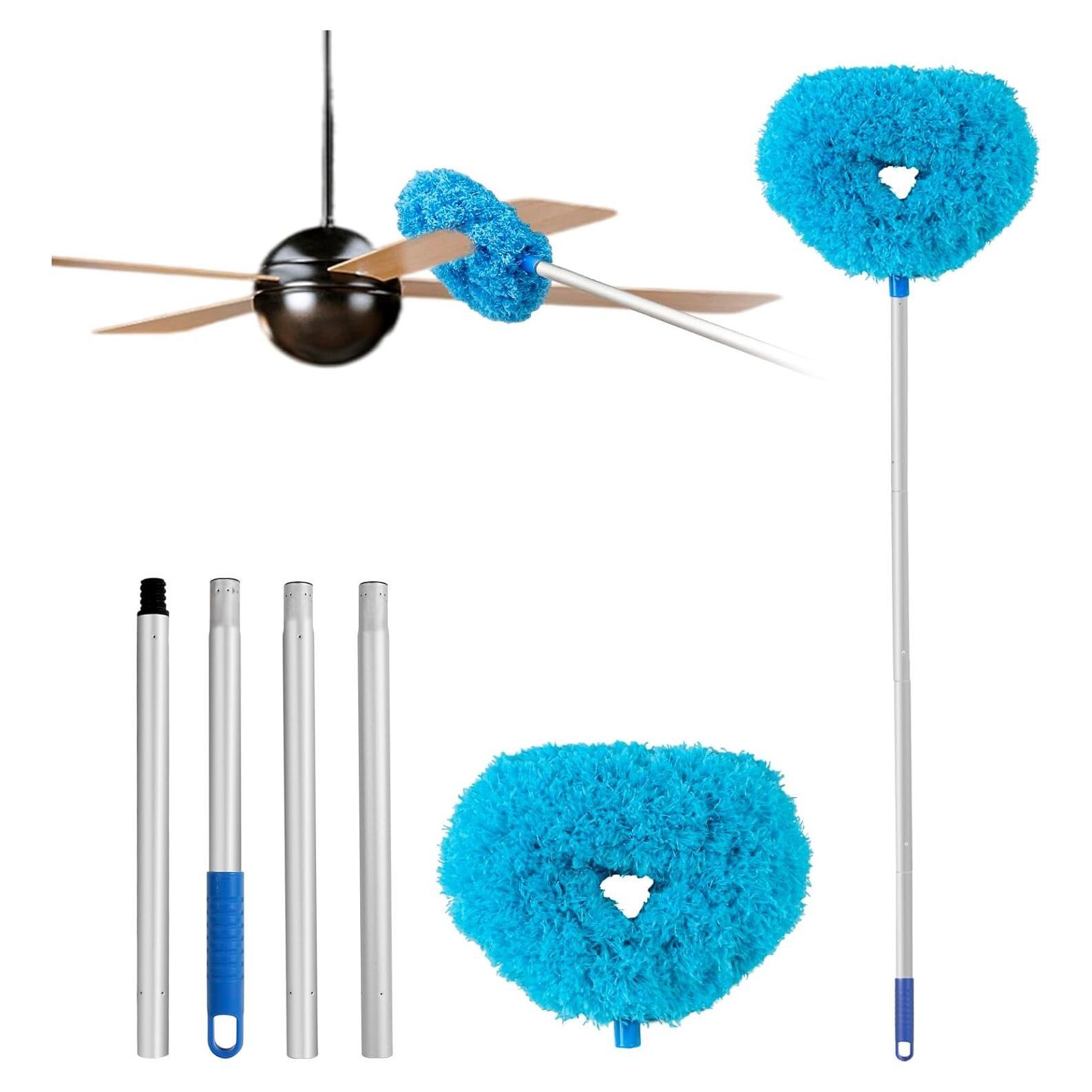 Limpiador de Ventilador de Techo Heonay Extensible 33-126 cm Microfibra