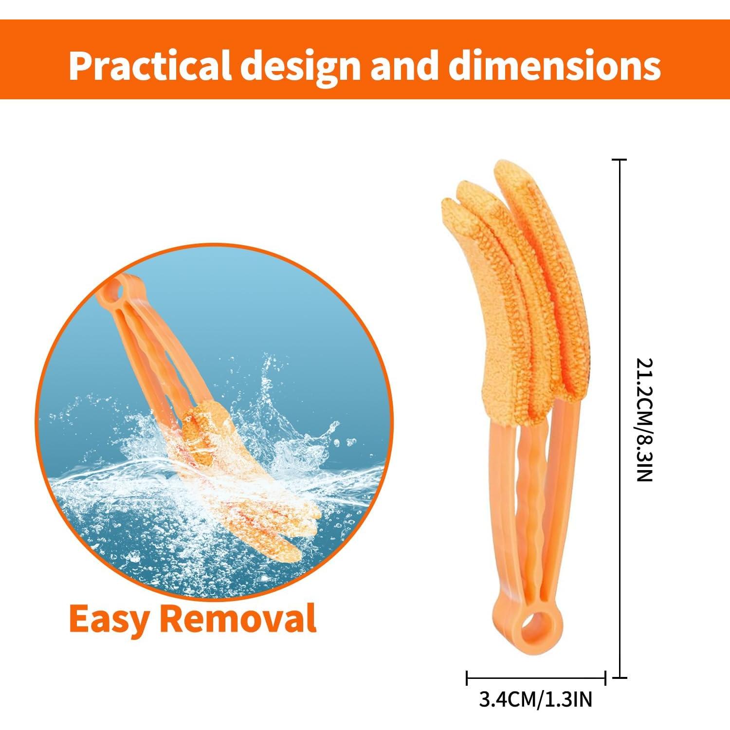 Limpiador de Persianas Venecianas LZJPECES 6 Pcs Microfibra