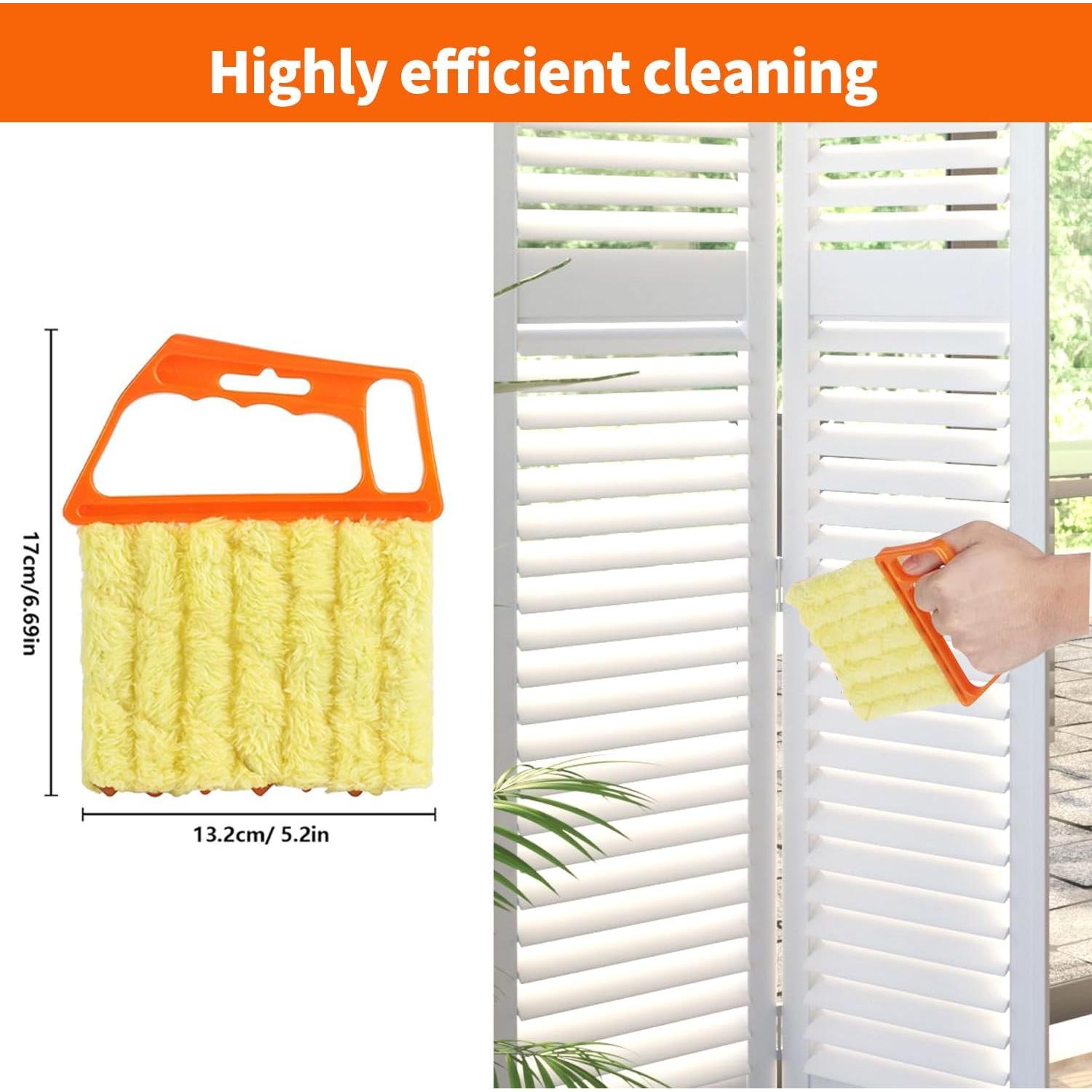 Limpiador de Persianas Venecianas LZJPECES 6 Pcs Microfibra