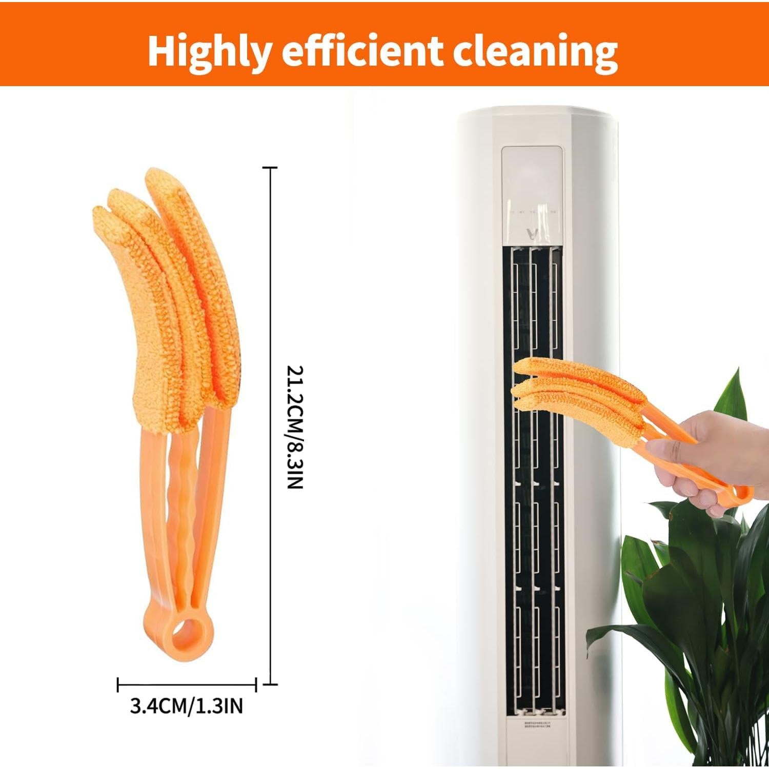 Limpiador de Persianas Venecianas LZJPECES 6 Pcs Microfibra