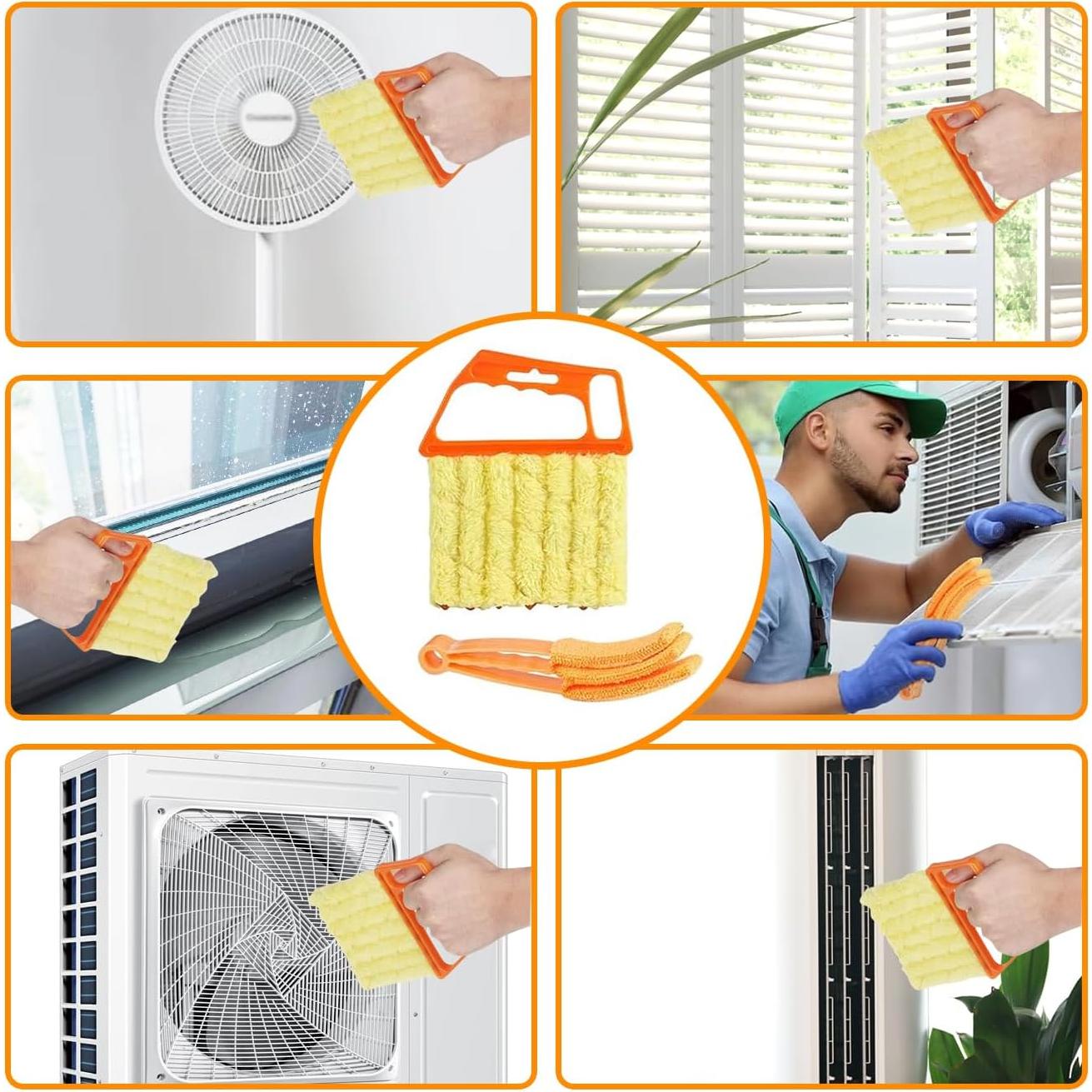 Limpiador de Persianas Venecianas LZJPECES 6 Pcs Microfibra