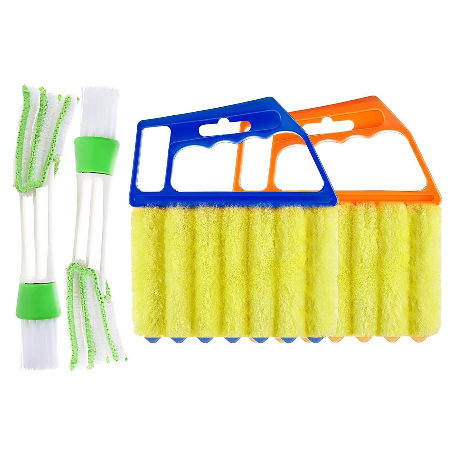 4 Piezas Limpiador de Persianas Starfa Lab, 7 Dedos y Mini