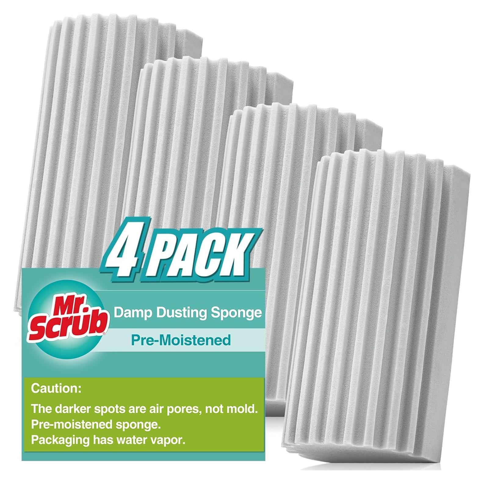 Esponjas de Limpieza Húmeda MR. SCRUB - Paquete de 4 Unidades