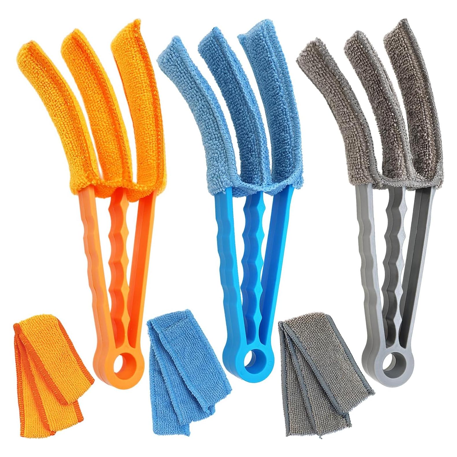 Paquete de 3 Plumeros de Microfibra HSHTTKL para Persianas