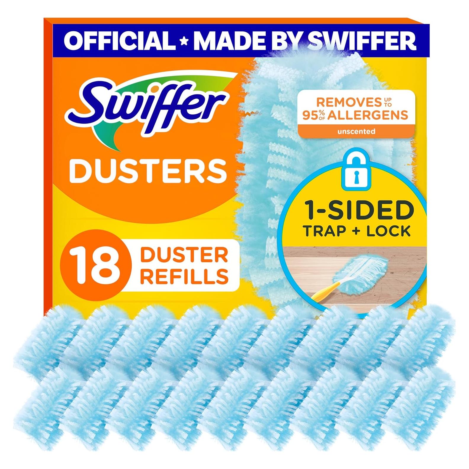 Recarga Swiffer Dusters 18 unidades sin fragancia para limpieza