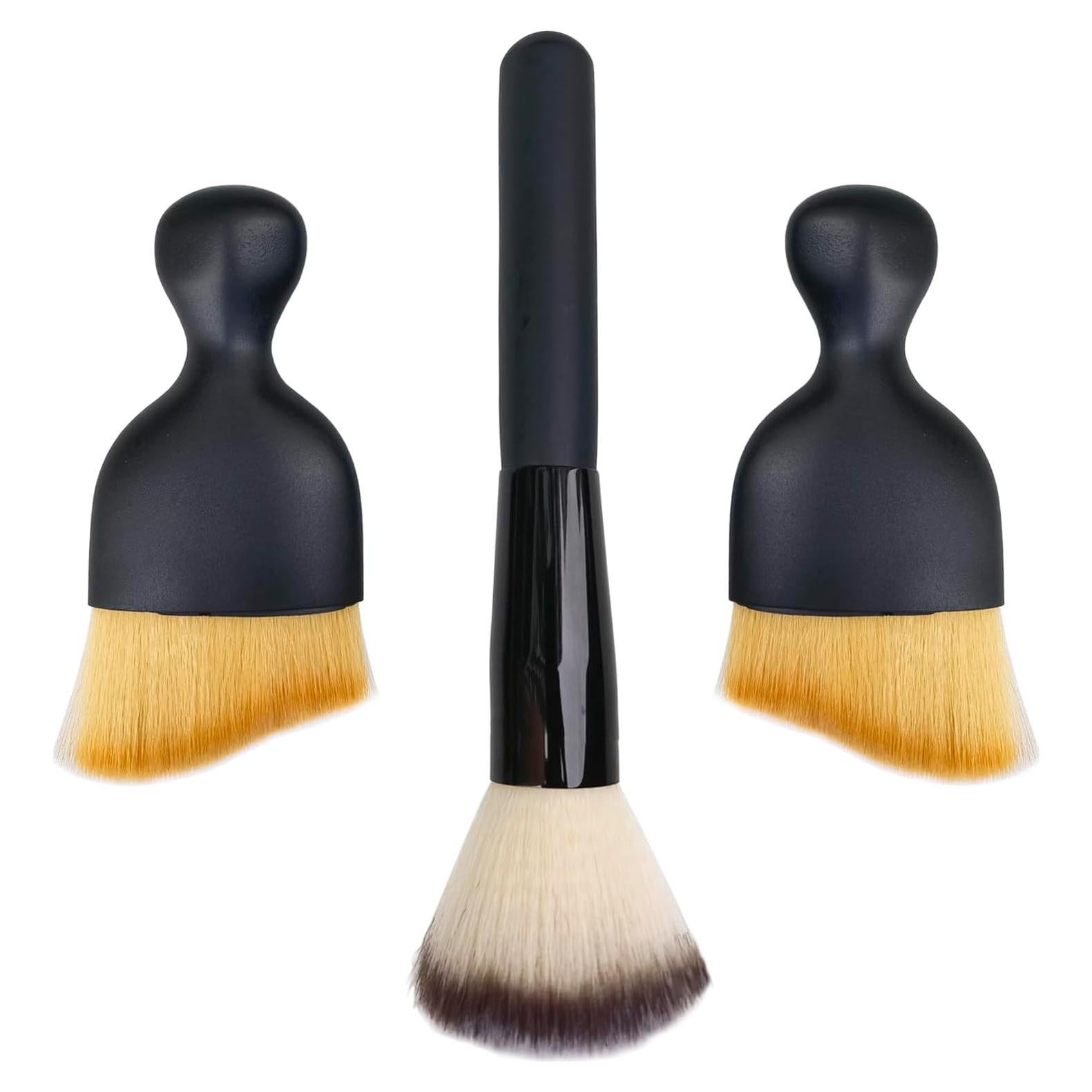 Paquete de 3 Cepillos de Plumas de Microfibra HTOOLPRO