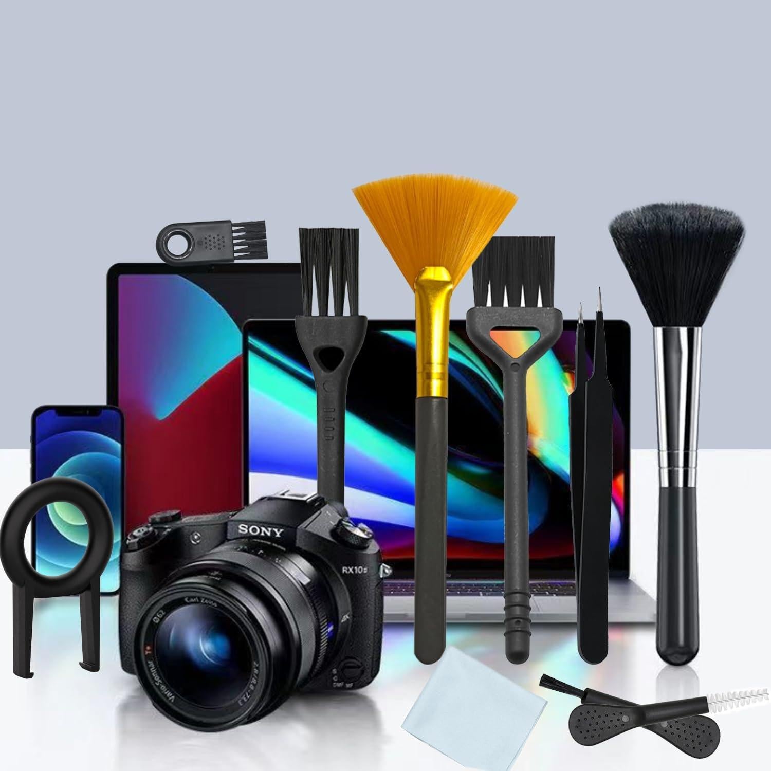 Kit de Cepillos de Limpieza Dushochn para Electrónica - 10 Piezas