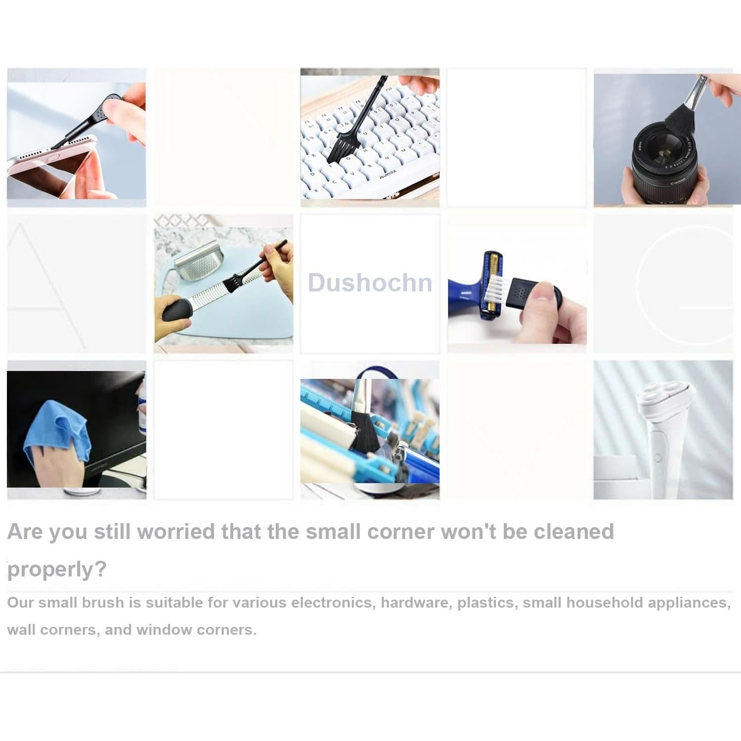 Kit de Cepillos de Limpieza Dushochn para Electrónica - 10 Piezas
