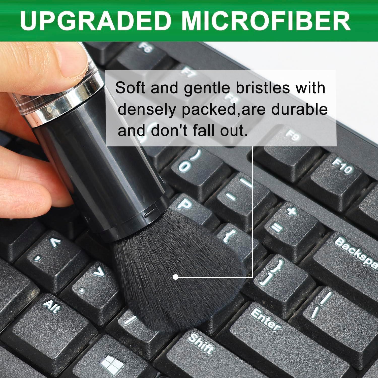 Kit de 4 Cepillos de Polvo HDongany - Fibras Suaves, Lavables