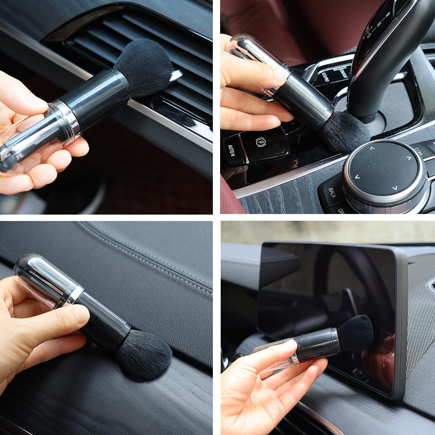 Kit de 4 Cepillos de Polvo HDongany - Fibras Suaves, Lavables