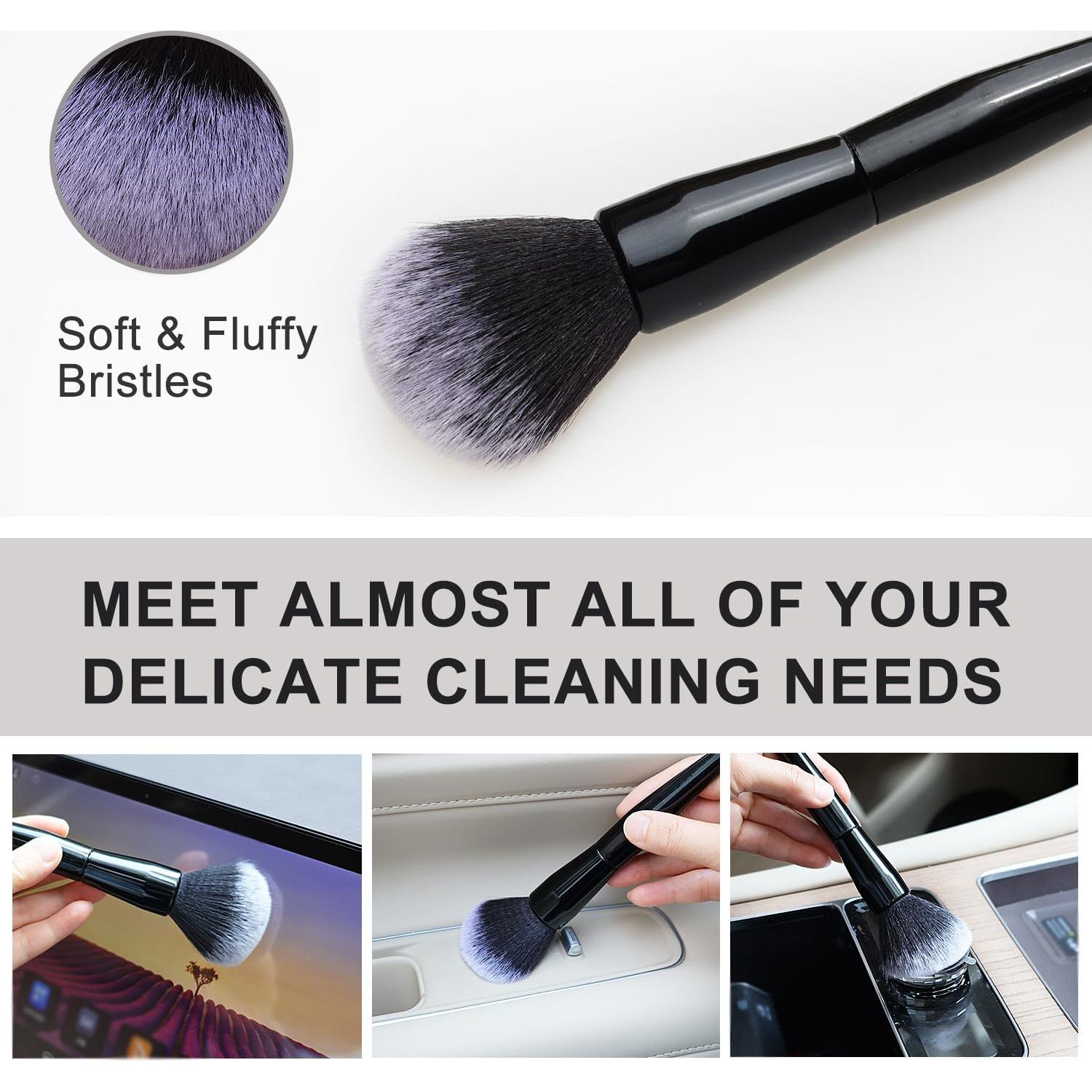 Cepillo de Plumas de Microfibra HSHTTKL para Limpieza Detallada