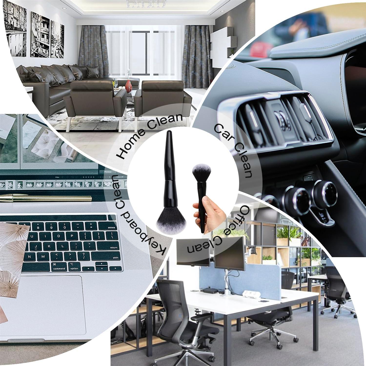 Cepillo de Plumas de Microfibra HSHTTKL para Limpieza Detallada