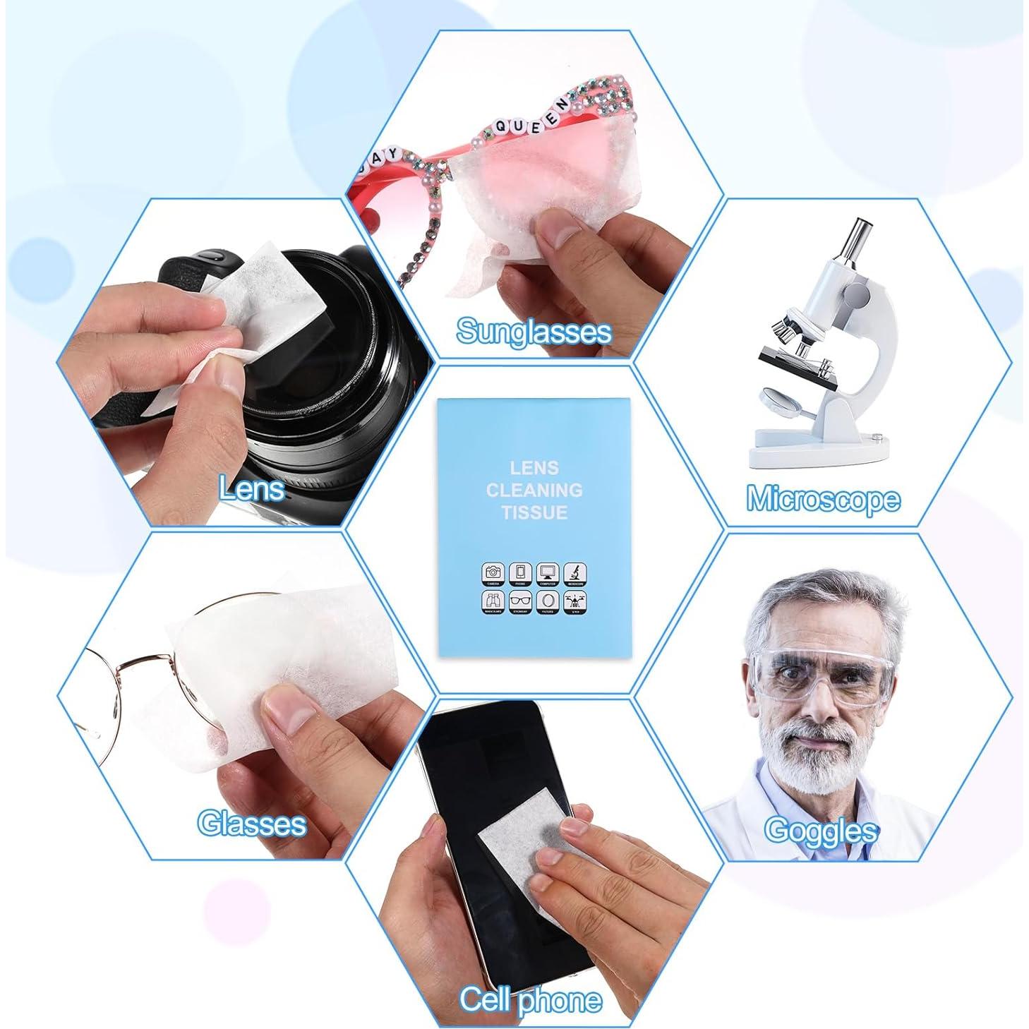 700 Hojas de Papel Limpiador JIYIN para Lentes y Pantallas