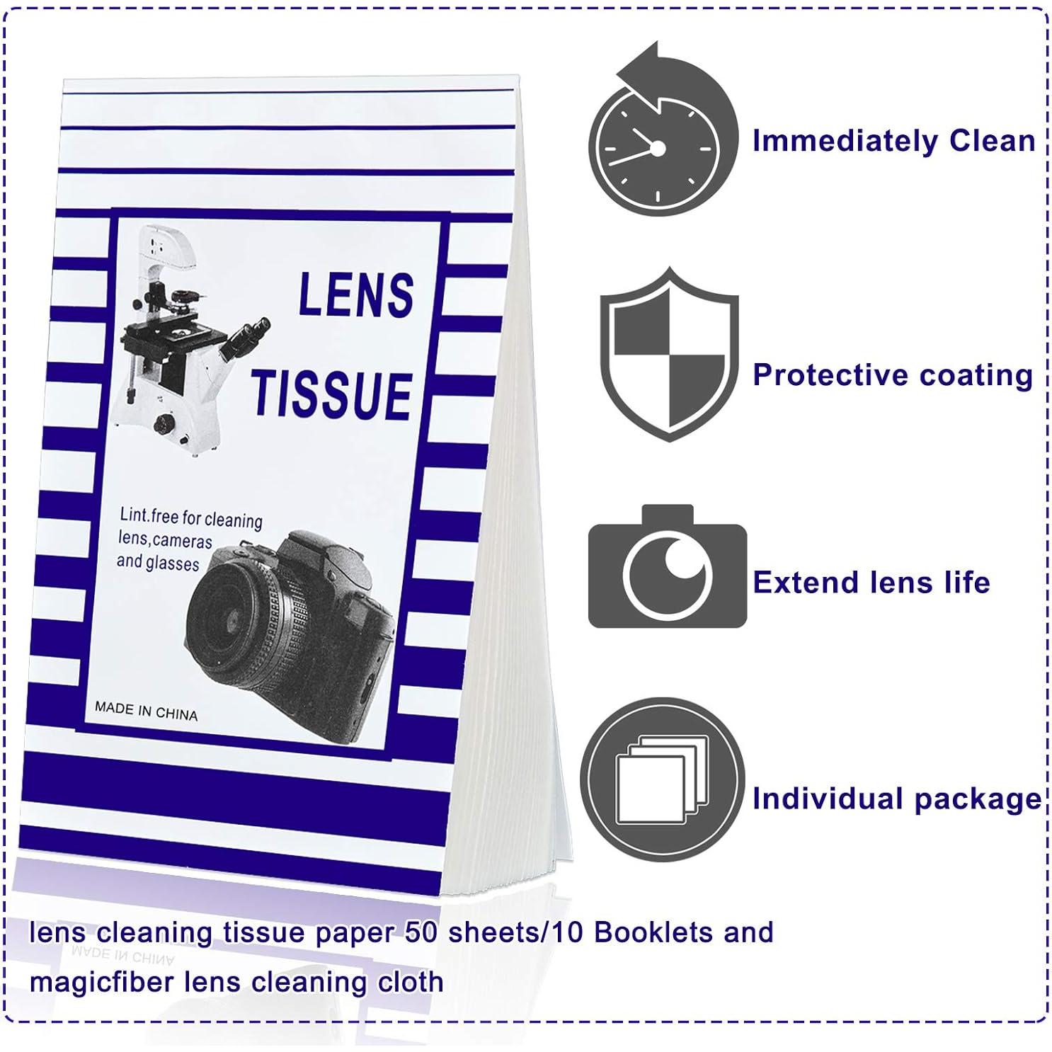 1000 Paños de Limpieza de Lentes Amylove - 20 Cuadernillos