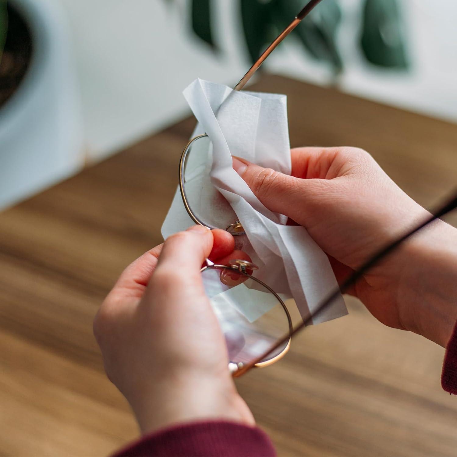 Toallitas Limpiadoras de Lentes VOISEN - Paquete de 800 Unidades