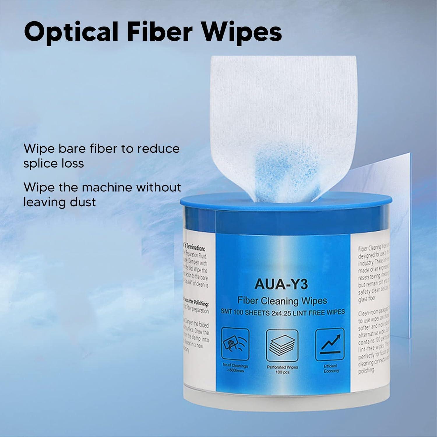 Toallitas de Limpieza de Fibra Óptica Yosoo - 180 Piezas