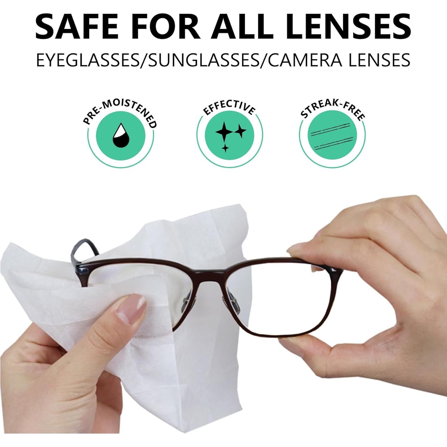 Toallitas de limpieza de lentes iDuster - 220 unidades prehumedecidas