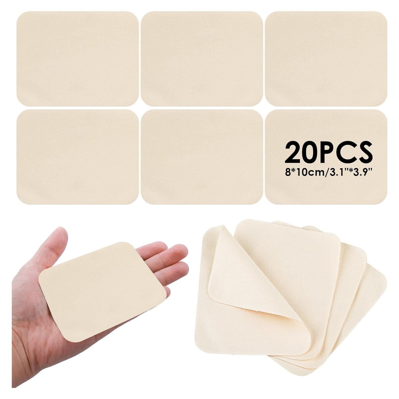 Paquete de 20 Paños Chamois Thinp 10x8 cm para Cerámica