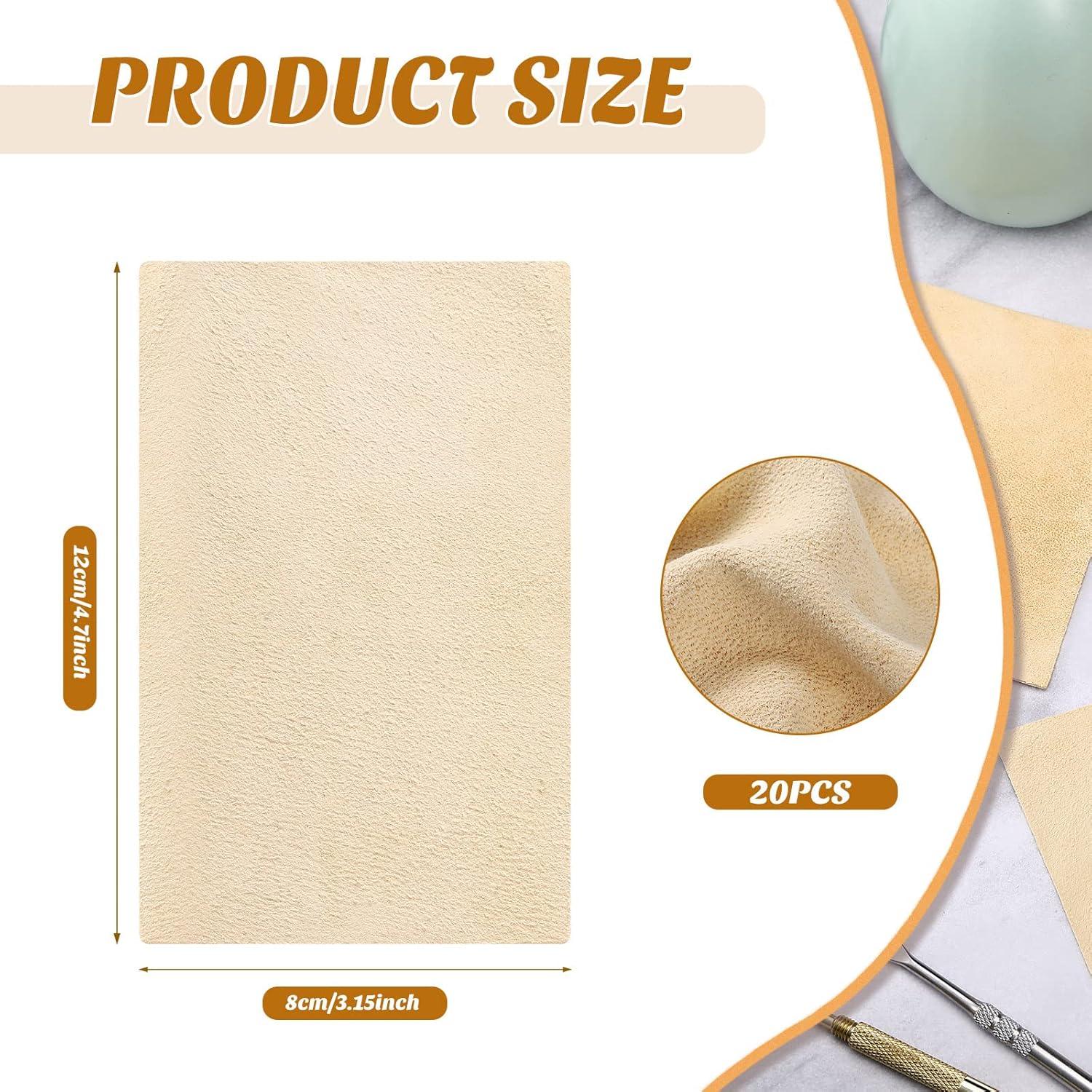 Kit de 20 Piezas de Paños de Chamois Potchen para Cerámica