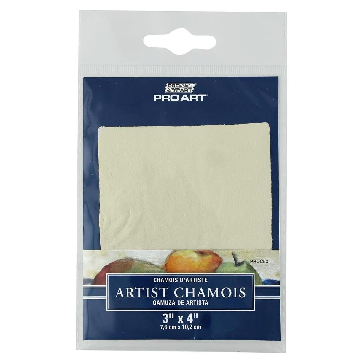 Chamois Pro Art 3x4" - Tela Suave para Acuarela y Dibujo