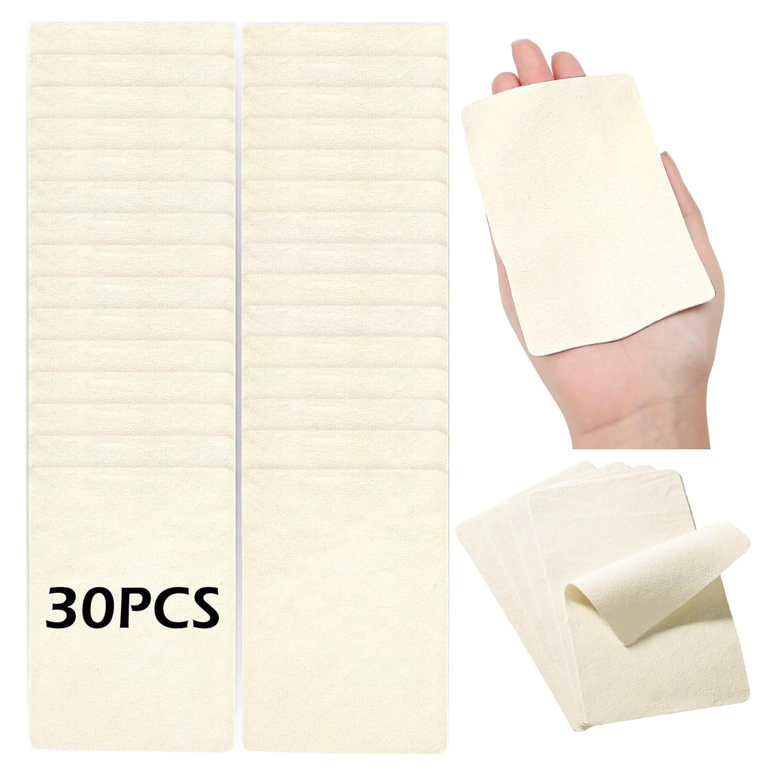 Paños de Chamois MAPVOLUT 30 Pcs 8.13x12 cm Suaves