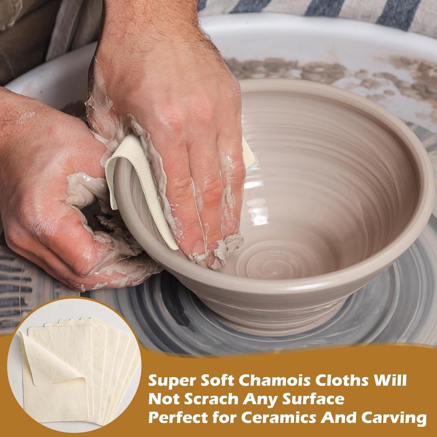 Paños de Chamois MAPVOLUT 30 Pcs 8.13x12 cm Suaves